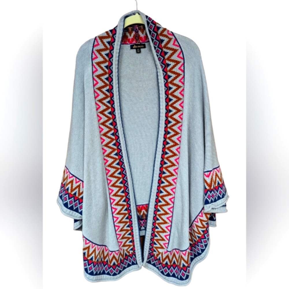 Ella Moss. Sweater Cardigan. Knit.